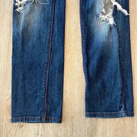 Womens Cato Premium Distressed Denim Jeans - 8 - Picture 4 of 8